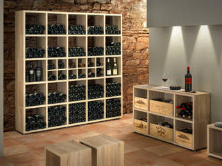 Wine Racks, Regalraum UK Regalraum UK Rustikale Weinkeller