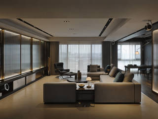 Residence C, 相即設計室內裝修有限公司 相即設計室內裝修有限公司 Modern living room