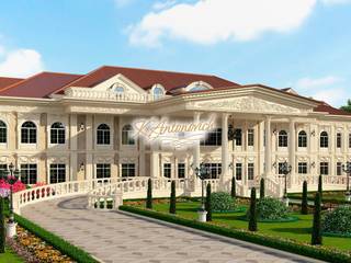 ​Architectural project in the classical style by Katrina Antonovich, Luxury Antonovich Design Luxury Antonovich Design Classic style houses