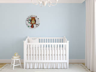 Kid's Room Wall Styling, Just For Clocks Just For Clocks Cuartos infantiles de estilo moderno Vidrio