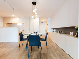 Abbey Apartment, Paulo Vale Afonso Architecture Studio Paulo Vale Afonso Architecture Studio Minimalist dining room