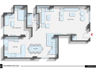 Residential Duplex Interior & Exterior Design, M. Adel M. Adel