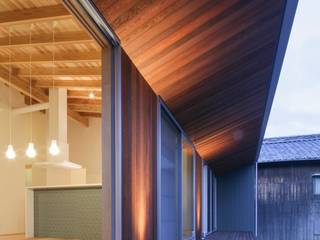 agata house, 髙岡建築研究室 髙岡建築研究室 Casas asiáticas Madera Acabado en madera