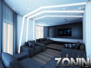 5th Settlement Apartment, Zoning Architects Zoning Architects Ruang Keluarga Modern