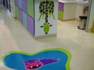 Entabeni Paeds ward, Life healthcare, Durban, BHD Interiors BHD Interiors Habitaciones para niños de estilo moderno