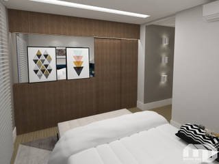 Suíte |Apartamento MG|, Mateus Dias Arquitetura Mateus Dias Arquitetura Modern style bedroom