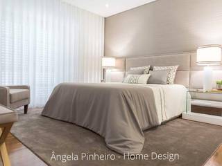 Quarto Elegante , Ângela Pinheiro Home Design Ângela Pinheiro Home Design 에클레틱 침실