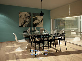Proyecto Coapa, Zono Interieur Zono Interieur Modern Dining Room
