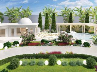 ​Garden Design by Katrina Antonovich, Luxury Antonovich Design Luxury Antonovich Design Classic style houses