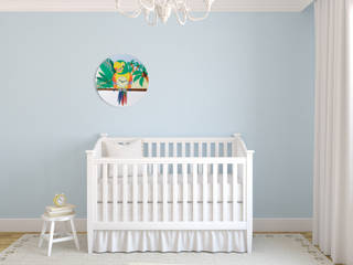 Kid's Room Wall Styling, Just For Clocks Just For Clocks Dormitorios infantiles de estilo moderno Vidrio