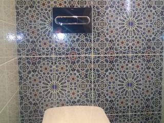 Orientalna elegancja i szyk w łazience, Cerames Cerames クラシックスタイルの お風呂・バスルーム