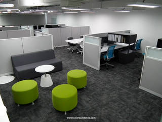 Oficinas Pacific Rubiales Energy, SXL ARQUITECTOS SXL ARQUITECTOS Modern style study/office