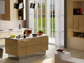 Cucina moderna con isola, Alessandro Chessa Alessandro Chessa Built-in kitchens