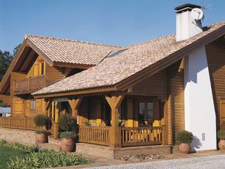 RUSTICASA | Casa Rústica | Aveiro, RUSTICASA RUSTICASA Casas de madera Madera maciza Multicolor