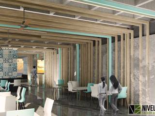 RESTAURANTE - HOTEL ENTREMARES , NIVEL SUPERIOR taller de arquitectura NIVEL SUPERIOR taller de arquitectura 餐廳