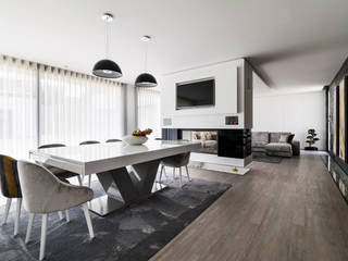Residência J&M, UNISSIMA Home Couture UNISSIMA Home Couture Modern Dining Room