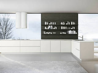 COCINA DOMUS, Santa Julia diseno Santa Julia diseno Modern kitchen Chipboard