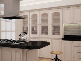 Cocina Monterrico, Spacio5 Spacio5 وحدات مطبخ خشب Wood effect