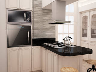 Cocina Monterrico, Spacio5 Spacio5 وحدات مطبخ خشب Wood effect