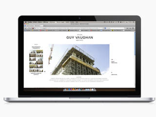 Guy Vaughan, Identité visuelle Print & Web, Thibaut Solvit Thibaut Solvit Ruang Komersial