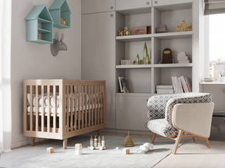 Комната для новорожденного, Панченко Мария Панченко Мария 北欧デザインの 子供部屋