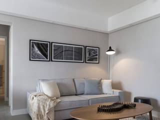 Apartamento Trend 24, Studio Cinque Studio Cinque Moderne Wohnzimmer Holzwerkstoff Transparent