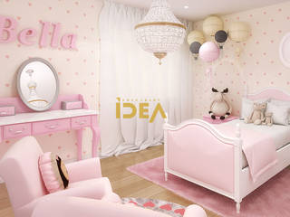 Projeto em França, Empolgant Idea Empolgant Idea Girls Bedroom ٹھوس لکڑی Multicolored