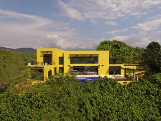 Vivienda Campestre - Acosta Anapoima , Arquitectos y Entorno S.A.S Arquitectos y Entorno S.A.S 미니멀리스트 주택