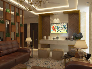 LIVING AREA VIEW 1 homify Modern living room