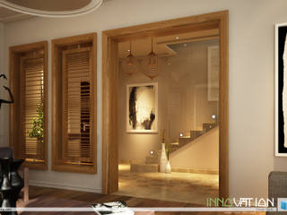 SODIC-WTR DUPLEX MOCKUP-MODERN CLASSIC, INNOVATION DESIGN STUDIO INNOVATION DESIGN STUDIO جدران خشب Wood effect