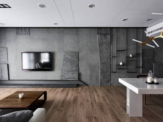 穿透空間, 思維空間設計 思維空間設計 Modern Living Room