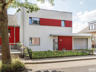 Neubau eines Passivhauses in Aachen-Lichtenbusch, Architekturbüro Sutmann Architekturbüro Sutmann Modern Houses
