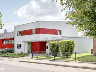 Neubau eines Passivhauses in Aachen-Lichtenbusch, Architekturbüro Sutmann Architekturbüro Sutmann Modern Houses
