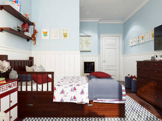 Cosy harbor, Artichok Design Artichok Design Boys Bedroom Blue