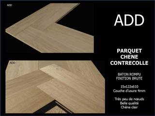 parquets ADD, ADD ADD Pareti & Pavimenti in stile classico Legno Effetto legno