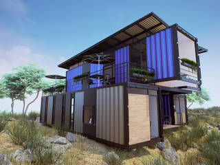 Cabaña Contenedor, EnTRE+ EnTRE+ Prefabricated home