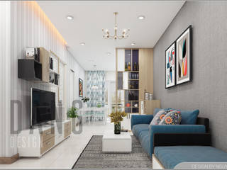 Chung cư, DCOR DCOR Asian style living room