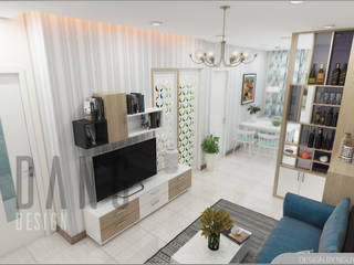 Chung cư, DCOR DCOR Asian style living room