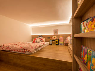 Design & Build: Condominium @ Eunos (Modern Scandinavian), erstudio Pte Ltd erstudio Pte Ltd モダンスタイルの寝室