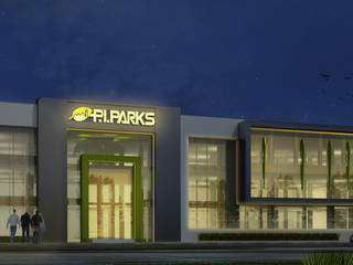 PIP Sales Center, SA Architects and Partners SA Architects and Partners Edificios de oficinas de estilo moderno