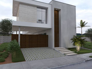 CASA BURITIS, Robson Veloso Arquitetura Robson Veloso Arquitetura 일세대용 주택 콘크리트