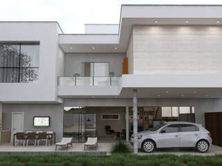 CASA BURITIS, Robson Veloso Arquitetura Robson Veloso Arquitetura 일세대용 주택 콘크리트