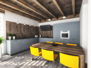 Corte dei Piatti, zeroseidesign zeroseidesign Built-in kitchens