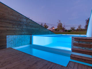 Piscine extraordinaire transparente, Pixcity Pixcity Infinity pool Glas