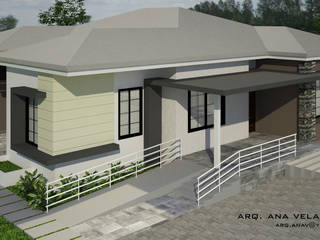 CASA EN EL TIGRITO, EDO ANZOATEGUI, ESCENA VIRTUAL 3D ARQUITECTURA ESCENA VIRTUAL 3D ARQUITECTURA Müstakil ev