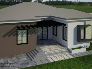 CASA EN EL TIGRITO, EDO ANZOATEGUI, ESCENA VIRTUAL 3D ARQUITECTURA ESCENA VIRTUAL 3D ARQUITECTURA Eengezinswoning