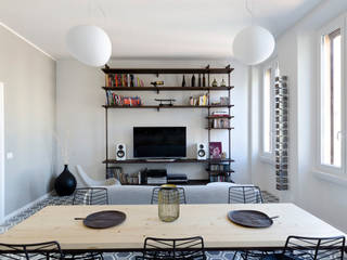 Un appartamento a Milano, Barbara Patrizio DesignLab Barbara Patrizio DesignLab Living room