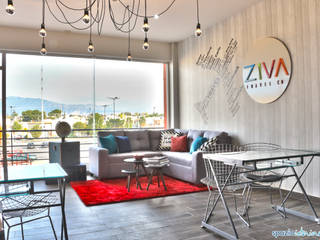 Agencia de viajes ZIVA travel CO., spazio interiores spazio interiores 인더스트리얼 서재 / 사무실