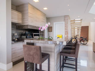 Residencia C135, Arquiteto Vinicius Vargas Arquiteto Vinicius Vargas 現代廚房設計點子、靈感&圖片