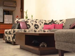 GK Residence. New Delhi, mold design studio mold design studio Modern living room